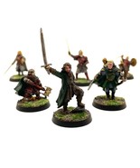 Heroes of the West 6 Painted Miniatures Return of the King Middle-Earth - $114.99