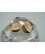 Vintage 14k BAB Overlay Textured Spiral Earrings 4.48g 2.7cm - $79.20