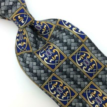 Rooster Tie Art Nouveau Olive-Green Gold Blue Silk Necktie Boys Child I17-73 New - £12.48 GBP