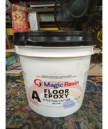 Magic Resin Floor Epoxy (PART A ONLY!!!!) Light Grey 127oz 676ep - $42.99