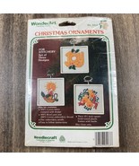 WonderArt Christmas Traditions Ornament 2.5&quot; Trio Cross Stitch Kit - 5537 - $301.36 MXN