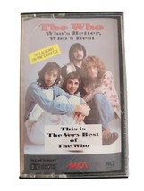 Who&#39;s Better, Who&#39;s Best by The Who (Cassette, 1988, MCA) Classic Rock Comp Tape - £6.09 GBP