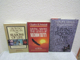 Lot of 3 Charles Swindoll Motivational 2 Paperback/1 Hardback Books, Nonfiction - £8.78 GBP
