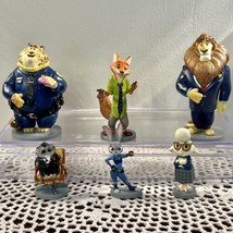6 Disney Zootopia Toy Figures Nick Judy Lionheart Clawhauser Bellwether ... - $11.76