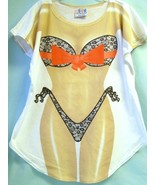 L.a. imprints Halloween costume cover-up night shirt one or plus lace bi... - $26.99+