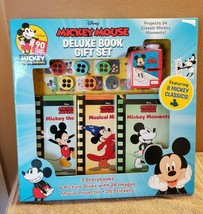 NWT Disney Mickey Mouse Deluxe Book Gift Set 90th Anniversary - £19.78 GBP