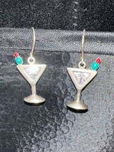 Silpada Fun Martini Glass Earrings 925 - $40.00