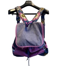 Vera Bradley Canvas Purple &amp; Blue Backpack - $28.71