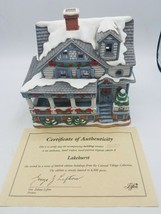Lefton Lakehurst Blue House Home Building 0771/4500 New with box and COA - £177.66 GBP