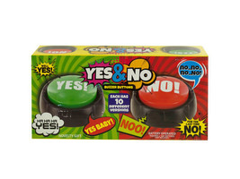Case of 2 - Talking Yes &amp; No Buzzer Buttons - $70.78