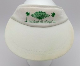 Vintage Tropicana Island Of Las Vegas Visor Hat White - £8.11 GBP