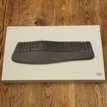Microsoft Ergonomic Keyboard Model Wired USB 2.0 Black Unused Open Box T... - $64.34