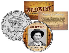 CALAMITY JANE * Wild West Series * JFK Kennedy Half Dollar U.S. Coin - £6.74 GBP