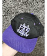 Vintage LA Kings Sports Specialties Hat Cap Black Purple Script Logo Hoc... - £72.97 GBP