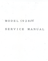 Supreme 5928DE manual for service for serger overlock machine - $12.99