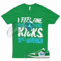 SICK T Shirt to Match Jordan 1 Low Lucky Green Stadium Aquatone Aqua Dunk High 2 - £18.15 GBP+