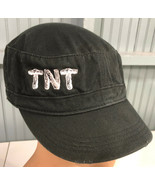 TNT District Girls Juniors Military Style Adjustable Black Baseball Cap Hat - £8.47 GBP