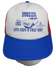 Vintage 1983 Hoosier Auto Show &amp; Swap Meet Trucker Hat Snapback - EXCELLENT - $12.82