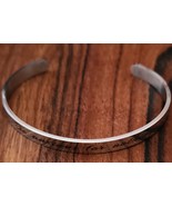 Inspirational Stainless-Steel Bracelet ~ Be anxious for nothing ~Philipp... - £20.59 GBP