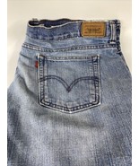 Levis 515 Womens Blue Stretch Light Wash Mid Rise Boot Cut Denim Jeans S... - £14.94 GBP