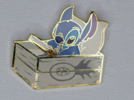 Disney 2003 Stitch Sundays Stitch in a Pineapple Box Reading A Book Pin#24047 - £47.77 GBP