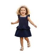 Janie and Jack Ruffle Navy Dress Size 2T - $34.50 CAD