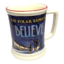The Polar Express Believe 3D Coffee Mug Tea Cup Hot Chocolate Christmas Holiday - £7.89 GBP