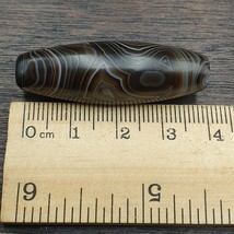 Antique Yemeni Collectible Agate Bead Natural eyes Pattern Banded Agate -45 - $48.50