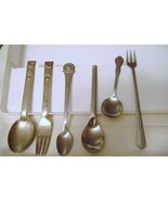 Silverplate Spoons- Oneida Gerber / EPNS Fork &amp; Spoon /Siguard Person Je... - £9.51 GBP