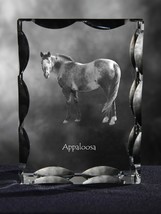 Appaloosa , Cubic crystal with horse, souvenir, decoration, limited edition - $82.99