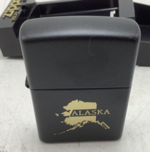 New Vintage Zippo Lighter Alaska Map NIB - $37.19