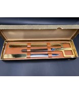 Brass and Stainless Vintage Desk Set Germany in Original Box - €21,22 EUR