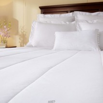 Sunbeam Quilted Electric Heated Mattress Pad Full White 10 Heat Settings - £59.69 GBP