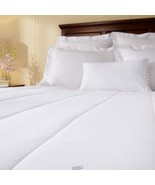 Sunbeam Quilted Electric Heated Mattress Pad Full White 10 Heat Settings - £59.75 GBP