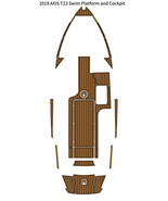 2018 AXIS T23 Swim Platform Cockpit Pad Boat EVA Foam Faux Teak Deck Flo... - $1,360.41 CAD