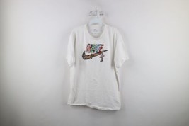 Nike Mens Size XL Spell Out Fantasy Futura Big Logo Short Sleeve T-Shirt White - $39.55