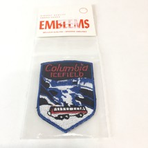 New Vintage Patch Badge Emblem Sew On Travel Souvenir Columbia Icefield Bus - £15.75 GBP