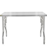 VEVOR 48 x 30 Inch Folding Commercial Prep Table Commercial Worktable Wo... - €453,93 EUR