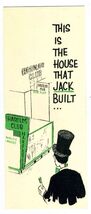 Harold's Club Casino Greeting Card Reno Nevada 1959 House That Jack Built - $20.97