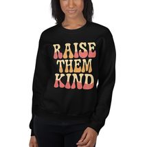 Raise Them Kind Sweatshirt, Cute Mama Shirt, Mom Life Shirts For Women With Sayi - £26.87 GBP+