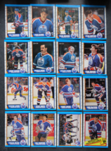 1989-90 O-Pee-Chee OPC  Edmonton Oilers Team Set of 16 Hockey Cards - £4.71 GBP
