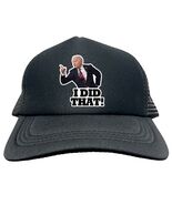 TRUMP BIDEN I DID THAT FUNNY Trucker Cap Foam Baseball Cap Hat Logo Mesh... - $15.83