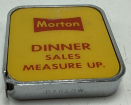 1960&#39;s Morton Dinner Sales Advertising 6&#39; Tape Measure By Barlow  - $143.22 MXN
