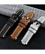 24x11mm Genuine Cowhide Leather Band Strap fit for Oris Aquis Diver Watch - £23.51 GBP