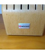 Wusthof 17 Slot Storage Block, Natural, Wooden, Solid wood - £16.36 GBP