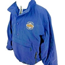 Super Bowl 2001 Heavy Weight Pull Over Jacket Football Blue Men Size XL Vintage - £15.99 GBP