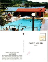 New York(NY) Otto Rainbow Lake Jellystone Park Swimming Pool Vintage Postcard - £7.42 GBP