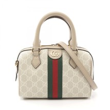 Gucci Ophidia Mini Top Handle Bag Pvc Leather Women Beige One Size - £2,163.21 GBP