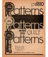 Vintage 70&#39;s Blue Ribbon Patterns Quilting Pattern booklet Volume 1 p-d810 - $7.69