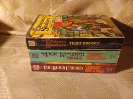 3 Terry Brooks Novels Paperbacks Magic Kingdom Of Landover 1980s Vintage VTG... - £22.67 GBP